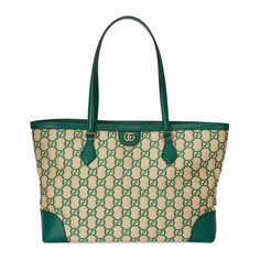 Сумка-тоут Gucci Ophidia Medium GG, зеленый