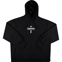 Худи Supreme Cross Box Logo, черный