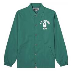 Куртка Bape College Coach, зеленый