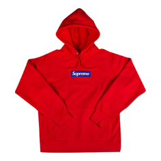 Худи Supreme Logo Hooded, красный
