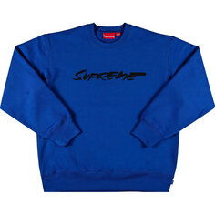 Свитшот Supreme Futura Logo Crewneck, синий