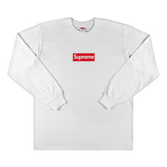 Лонгслив Supreme Box Logo, белый