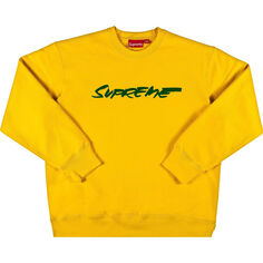 Свитшот Supreme Futura Logo Crewneck, желтый