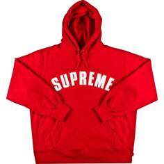 Худи Supreme Pearl Logo Hooded, красный