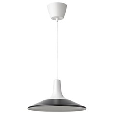 Подвесной светильник Ikea Fyrtiofyra 38 см, белый/черный
