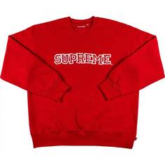 Свитшот Supreme Shattered Logo Crewneck, красный