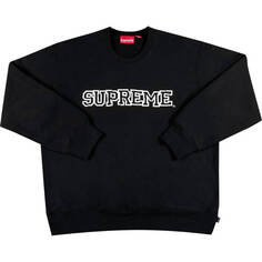 Свитшот Supreme Shattered Logo Crewneck, черный