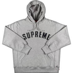 Худи Supreme Pearl Logo Hooded, серый