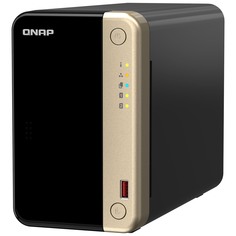 Сетевое хранилище QNAP TS-264 Nas DDR4 8 Гб, 2 отсека, без дисков, черный