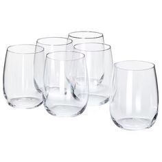 Набор стаканов 6 штук 370 мл Ikea, прозрачный