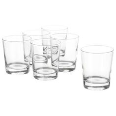 Набор стаканов 6 штук 230 мл Ikea, прозрачный