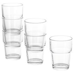 Набор стаканов 6 штук 170 мл Ikea, прозрачный