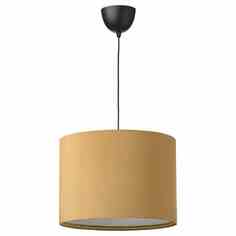 Подвесной светильник Ikea Sunneby/Molnskikt, черный/темно-желтый бархат