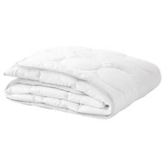 Одеяло Ikea Lenast 110x125см, белый/серый