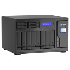 Сетевое хранилище QNAP TVS-h1288X, 12 отсеков, 16Гб DDR4, без дисков, черный