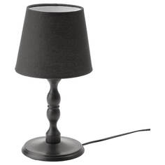 Настольная лампа Ikea Kinnahult, черный ясень/черный