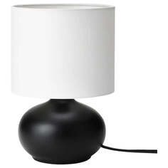 Настольная лампа Ikea Tvarfot, черный/белый