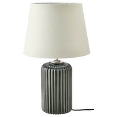Настольная лампа Ikea Snobyar, серо-бирюзовый/серый