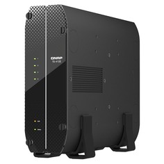 Сетевое хранилище QNAP TS-410E, 4 отсека, 8Гб DDR4, без дисков, черный