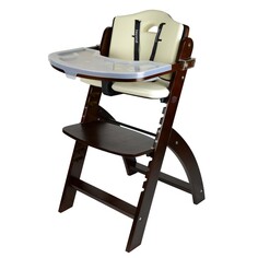 Деревянный стульчик для кормления Abiie Beyond, красно-коричневый/кремовый