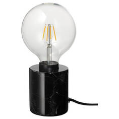 Настольная лампа Ikea Markfrost Lunnom Spherical, черный