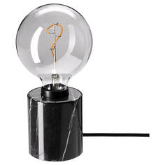 Настольная лампа Ikea Markfrost Molnart, 125 мм, черный/серый
