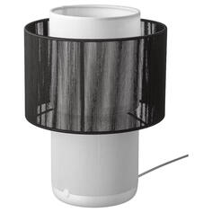 Настольная лампа Ikea Symfonisk Speaker With Wifi Canvas, белый/черный