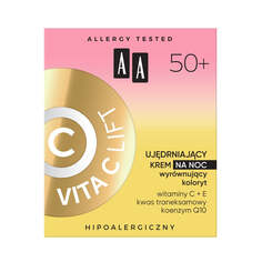 AA Vita C Lift 50+ укрепляющий ночной крем, выравнивающий цвет 50мл