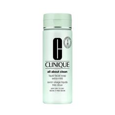 Clinique All About Clean Liquid Facial Soap Мягкое жидкое мыло для лица для очень сухой и сухой кожи 200мл