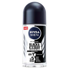 Nivea Шариковый антиперспирант Men Black&amp;White Invisible Original 50мл