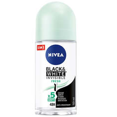 Nivea Шариковый антиперспирант Black&amp;White Invisible Fresh 50мл