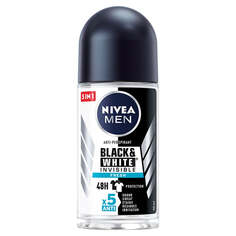 Nivea Шариковый антиперспирант Men Black&amp;White Invisible Fresh 50мл