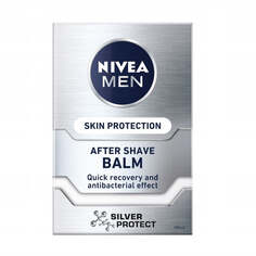 Nivea Бальзам после бритья Men Skin Protection Silver Protect 100мл
