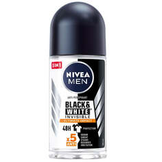 Nivea Шариковый антиперспирант Men Black&amp;White Invisible Ultimate Impact 50мл