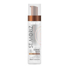 St.Moriz Advanced Express Tan Foaming Water бесцветная пена-автозагар для тела и лица 200мл