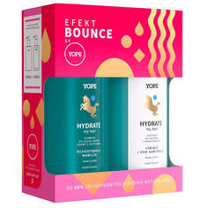 Yope Набор Effect Bounce Hydrate My Hair шампунь для сухой кожи головы с пептидами 300мл + кондиционер для волос с увлажнителями 300мл