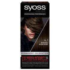 Syoss Краска для волос Permanent Coloration стойкое окрашивание 4_1 Medium Brown