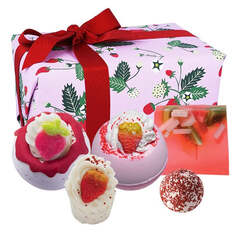 Bomb Cosmetics Подарочный набор для ванн Strawberry Feels Forever 5 шт.