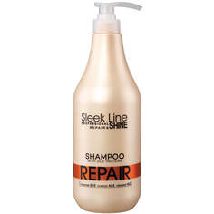 Stapiz Шампунь Sleek Line Repair Shampoo с шелком для поврежденных волос 1000мл