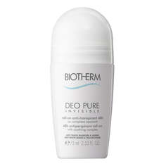 Biotherm Шариковый дезодорант Deo Pure Invisible 75мл
