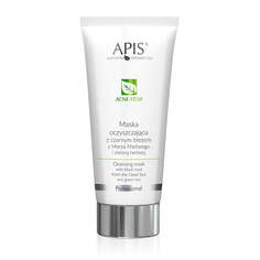 APIS Очищающая маска Acne-Stop с черной грязью Мертвого моря и зеленым чаем 200мл
