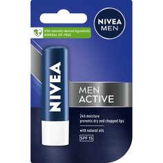 Nivea Губная помада для мужчин Active Nursing 4,8 г
