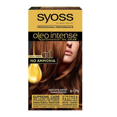 Syoss Стойкая краска для волос Oleo Intense с маслами 6-76 Золотая Медь