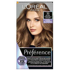 L&apos;Oreal Paris Краска для волос Preference Cool Blondes 7.1 Исландия L'Oreal
