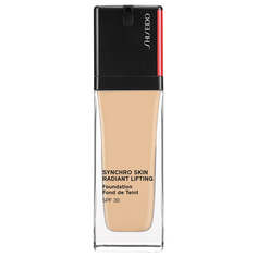 Shiseido Synchro Skin Radiant Lifting Foundation SPF30 осветляющая и подтягивающая тональная основа 210 Береза ​​30мл