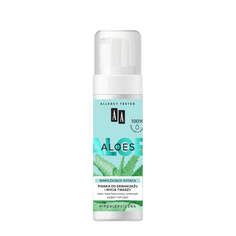 AA Aloe 100% Aloe Vera Extract увлажняющая и успокаивающая пенка для снятия макияжа и умывания лица 150мл