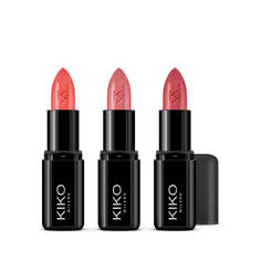 KIKO Milano Smart Fusion Lipstick Kit набор питательных губных помад Rosy Dream 3x3g