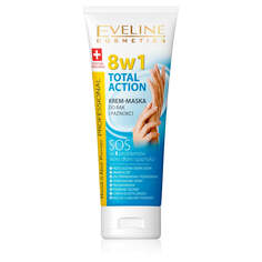 Eveline Cosmetics Hand&amp;Nail Therapy Total Action Крем-маска 8в1 для рук и ногтей 75мл