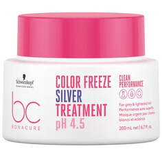 Schwarzkopf Professional BC Bonacure Color Freeze Silver Treatment интенсивно восстанавливающая маска для окрашенных волос 200мл