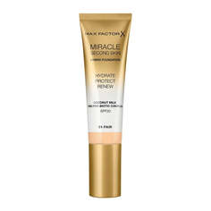 Max Factor Miracle Second Skin Hybrid Foundation увлажняющая тональная основа с фильтром 01 Fair 30мл